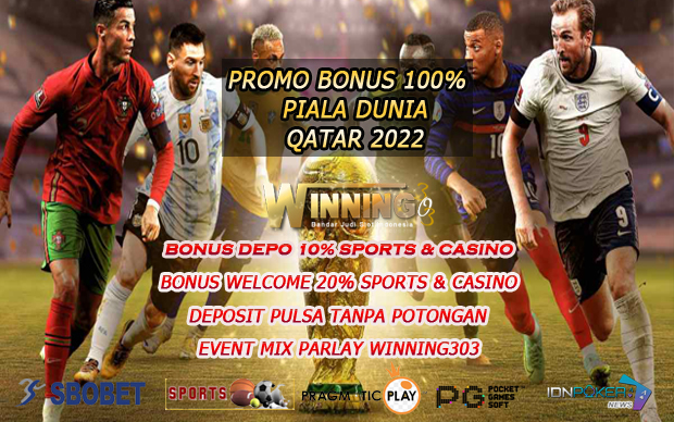 Promo Bonus 100% Piala Dunia Qatar 2022